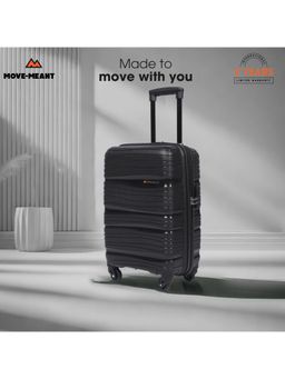 MOVE-MEANT - Wander Wares Luggage Black Trolley Bag (S)