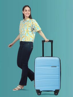 MOVE-MEANT - Wander Wares Luggage Green Trolley Bag (S)