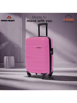 MOVE-MEANT - Wander Wares Luggage Pink Trolley Bag (S)