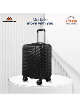 MOVE-MEANT - Jet Set Luggage Black Trolley Bag (S)