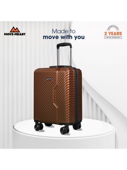 MOVE-MEANT - Jet Set Luggage Beige Trolley Bag (S)