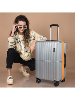 MOVE-MEANT - Glide Luggage Grey Trolley Bag