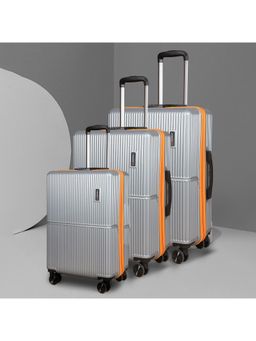 MOVE-MEANT - Glide Luggage Grey Trolley Bag (Pack of 3)