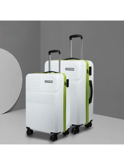 MOVE-MEANT - Voyage Ware Luggage Off White Trolley Bag (Pack of 2)