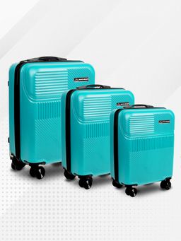 MOVE-MEANT - Voyage Ware Luggage Green Trolley Bag (Pack of 3)