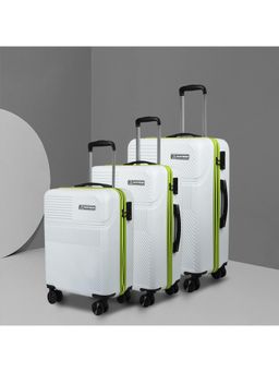MOVE-MEANT - Voyage Ware Luggage Off White Trolley Bag (Pack of 3)