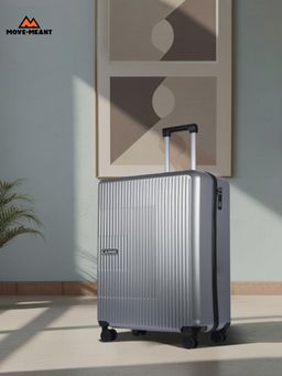 MOVE-MEANT - Travel Pro Luggage Silver Trolley Bag