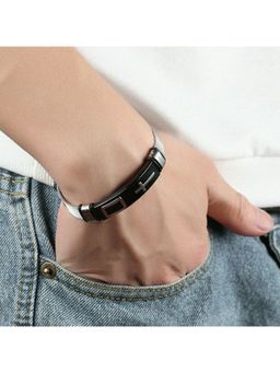 Yellow Chimes - Rhodium-Plated Silver-Toned Stainless Steel Bracelet