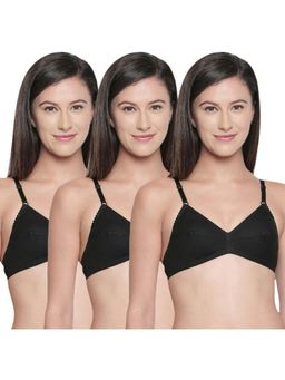 Bodycare - Perfect Coverage Bra-Pack Of 3 - Black