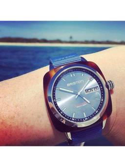 Briston - Blue Stainless Steel Analog Watch (23342.Sa.Ts.25.Nib)