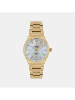 Atlantic - White Stainless Steel Analog Watch (39365.45.01)