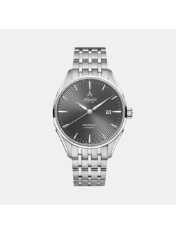 Atlantic - Grey Stainless Steel Analog Watch (52759.41.41Sm)