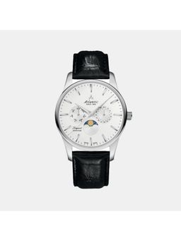 Atlantic - Silver Stainless Steel Analog Watch (56550.41.21)