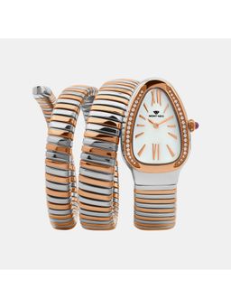 Mont Neo - White Stainless Steel Analog Watch (9011B-M1301)