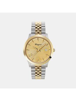 Ferragamo - Yellow Stainless Steel Analog Watch (Sfcv00319)