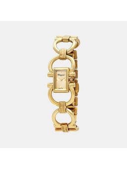Ferragamo - Yellow Brass Analog Watch (Sfkh00123)
