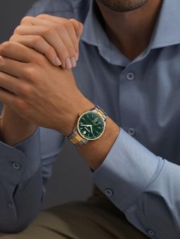 Sandoz - Green Stainless Steel Analog Watch (Szwgh0001111)