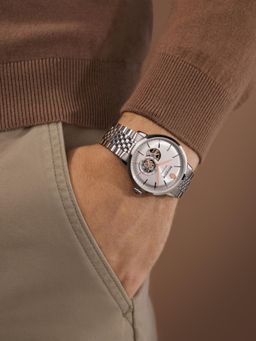 Sandoz - Silver Stainless Steel Analog Watch (Szwgl0000504)