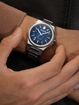 Sandoz - Blue Stainless Steel Analog Watch (Szwgl0000819)