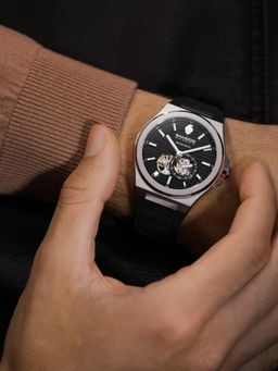 Sandoz - Black Stainless Steel Analog Watch (Szwgr0000812)