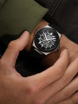 Sandoz - Black Stainless Steel Analog Watch (Szwgr0000815)