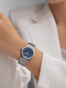 Sandoz - Blue Stainless Steel Analog Watch (Szwlg0000601)