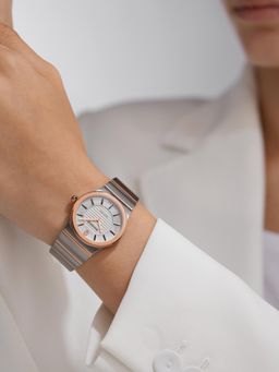 Sandoz - White Stainless Steel Analog Watch (Szwlg0000602)