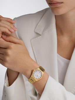 Sandoz - White Stainless Steel Analog Watch (Szwlh0000835)