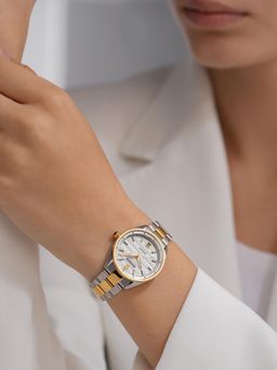 Sandoz - Silver Stainless Steel Analog Watch (Szwlh0001117)