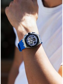 Tornado - Black Stainless Steel Chronograph Watch (T25103-Ssllb)