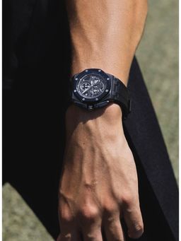 Tornado - Black Stainless Steel Chronograph Watch (T25103-Xsbxb)
