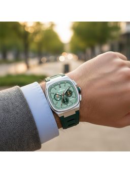 Tornado - Green Stainless Steel Chronograph Watch (T26102-Srgg)