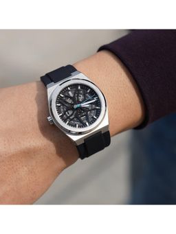 Oblik - Black Stainless Steel Analog Watch (Velocity Sport Strap-Bd)