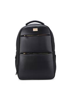 RASHKI - Aero Women's Vegan Leather Laptop Bagpack Black