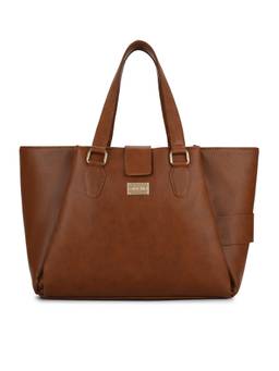RASHKI - Yaza Tan Solid Plain Handbag