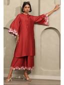 Red color option, Sold out, Currently selected