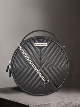 FLYING BERRY - Womens Black Sling Bag