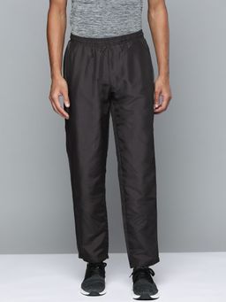 Alcis - Men Black Solid Track Pants