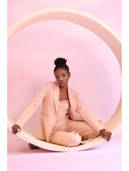 Orthodox - Peach Arboreal Elegance Blazer