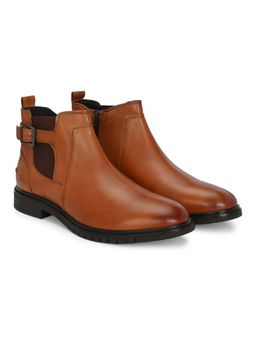 Delize - Tan Men’s Leather Chelsea Boots