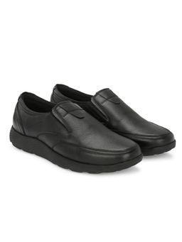 Delize - Mens Black Slip On Shoes
