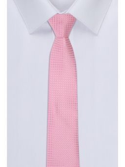 Peter England - Men Pink Print Tie