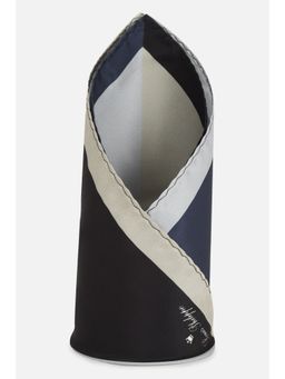 Louis Philippe - Men Multicolor Colorblock Party Pocket Square