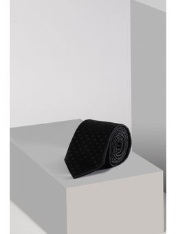 Louis Philippe - Men Black Textured Tie