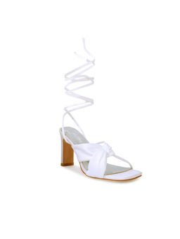 London Rag - Solid White Heels