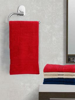 KOPA - Quick Dry 100% Cotton Soft Terry Towel -6Pc Hand Towel D'Ross Solid-Multi