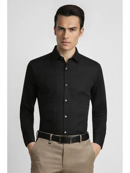Peter England - Men Black Slim Fit Formal Shirt
