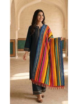 Zamour - Women Multi-Color Chiffon Printed Dupatta
