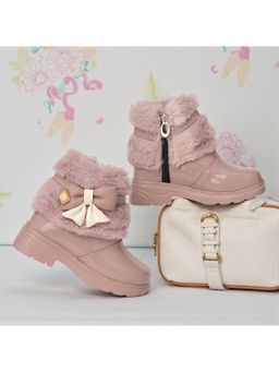 FREEPLAY - Girls Pink Stylish Fashion Casual Boots