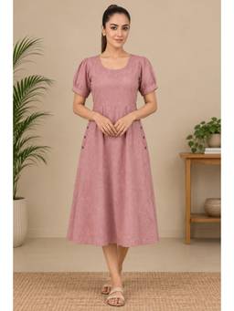 SILSELAH - Mauve Maxi Dress